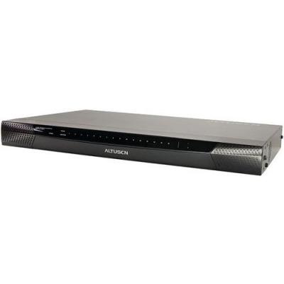 ATEN Commutateur kvm, 16x, cat.5,  altusen kh2516a, 2 consoles
