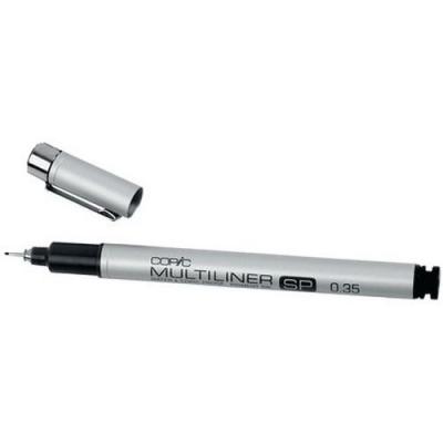 COPIC MARKERS MULTILINER SP 0,5 mm, noir - Lot de 2