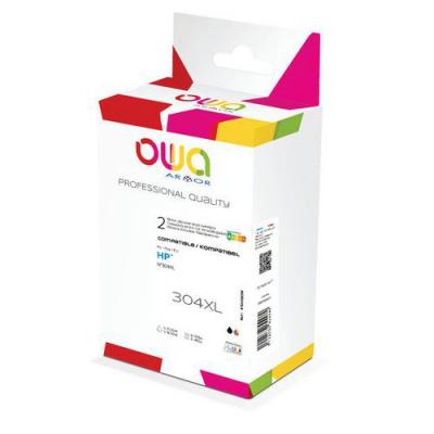 OWA  Cartouche d'encre compatible HP 304XL - K10415OW - Pack de 2 (Noir + Couleur)