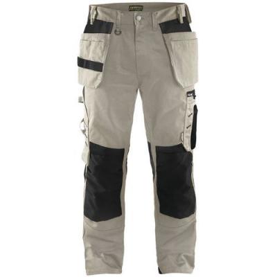 BLAKLADER  15551860 Pantalon d'artisan, Pierre/Noir, taille C44
