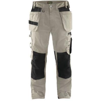 BLAKLADER  15551860 Pantalon d'artisan, Pierre/Noir, taille C56