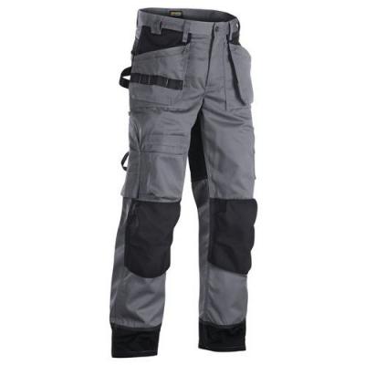 BLAKLADER  Pantalon Artisan Bicolore 150418609499 - Gris clair/Noir