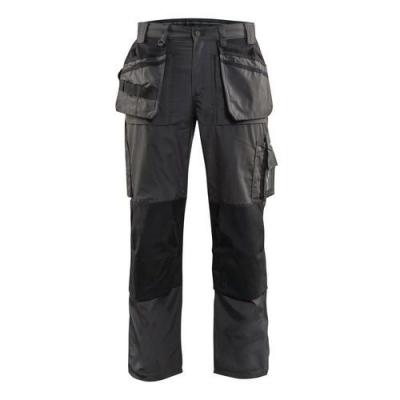 BLAKLADER Pantalon artisan &eacute;t&eacute; gris fonc&eacute;/noir 152518459899 - 