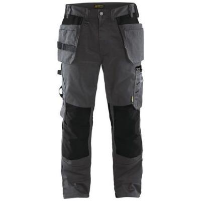 BLAKLADER  15551860 Pantalon d'artisan, Gris fonc&eacute;/Noir, taille C60