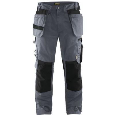 BLAKLADER  15551860 Pantalon d'artisan, Gris/noir, taille C44