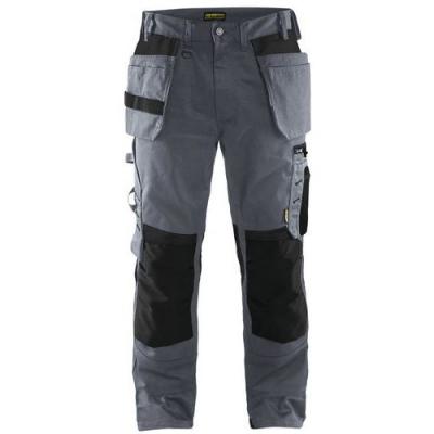 BLAKLADER  15551860 Pantalon d'artisan, Gris/noir, taille C46