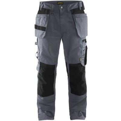 BLAKLADER  15551860 Pantalon d'artisan, Gris/noir, taille C48