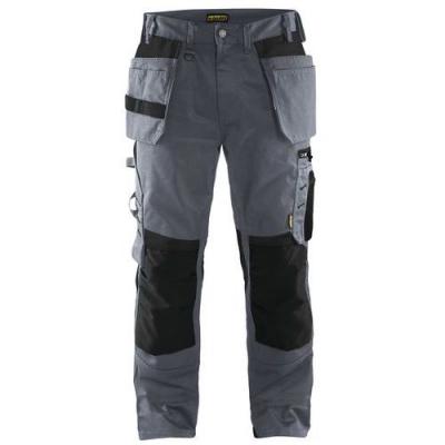BLAKLADER  15551860 Pantalon d'artisan, Gris/noir, taille C62