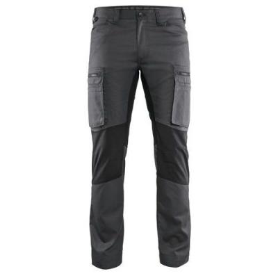 BLAKLADER Pantalon De Travail Services Stretch Gris Fonc&eacute;/noir Taille 42