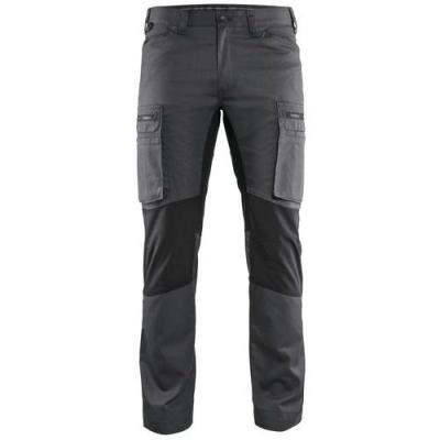 BLAKLADER Pantalon De Travail Services Stretch Gris Fonc&eacute;/noir Taille 44