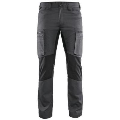 BLAKLADER Pantalon De Travail Services Stretch Gris Fonc&eacute;/noir Taille 46
