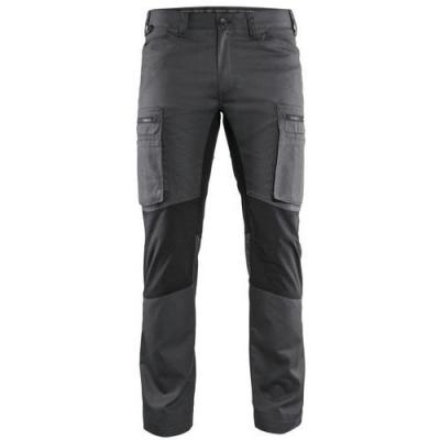 BLAKLADER Pantalon De Travail Services Stretch Gris Fonc&eacute;/noir Taille 48