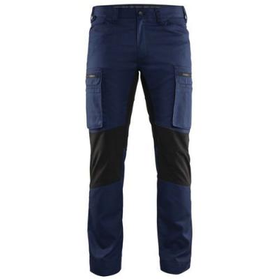 BLAKLADER Pantalon De Travail Services Stretch Marine/noir Taille 44