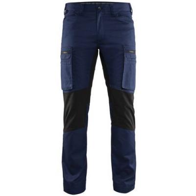 BLAKLADER Pantalon De Travail Services Stretch Marine/noir Taille 46