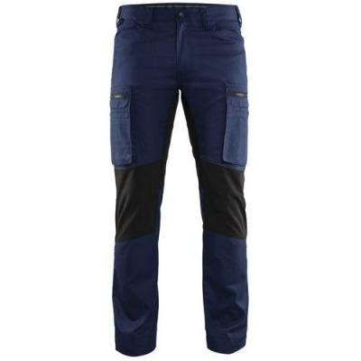 BLAKLADER Pantalon De Travail Services Stretch Marine/noir Taille 50