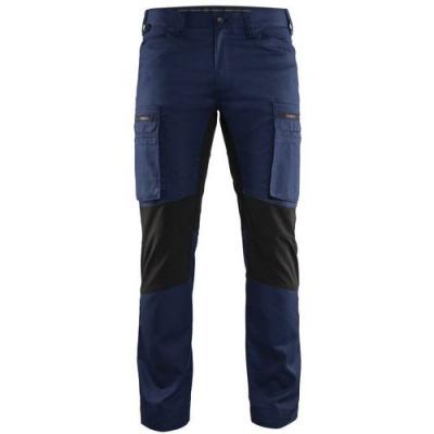 BLAKLADER Pantalon De Travail Services Stretch Marine/noir Taille 52