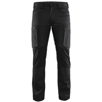 BLAKLADER  14591845 Service Pantalon Stretch, Noir, taille C44