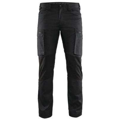 BLAKLADER  14591845 Service Pantalon Stretch, Noir, taille C46