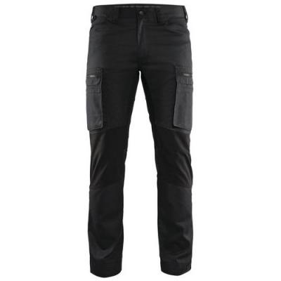 BLAKLADER  14591845 Service Pantalon Stretch, Noir, taille C48