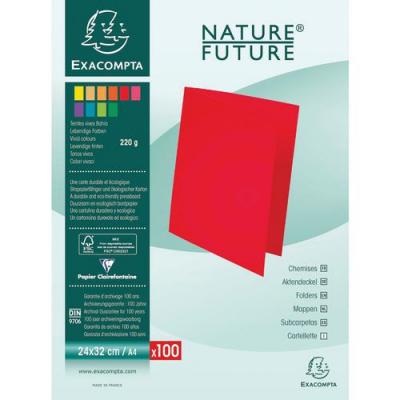 EXACOMPTA  Paquet De 100 Chemises Rock''s 210g 24x32cm Noir