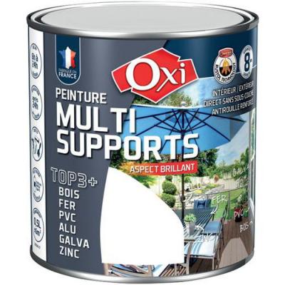 OXI Peinture multi supports top 3+ bordeaux brillant ral 3011 0.5l 