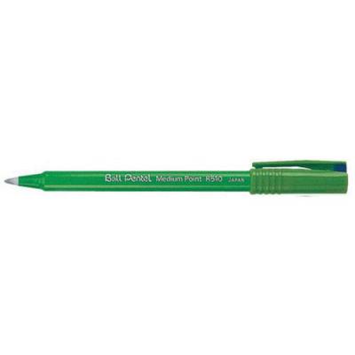 PENTEL  Lot de 6 Stylos roller encre Ball  R56 Pte Fine Bleu