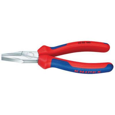 KNIPEX Pince &Agrave; Becs Courts Et Plats - 160mm - Gainage Bi-mati&egrave;re - Chrom&eacute;e