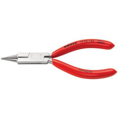 KNIPEX Pince &Agrave; Becs Ronds Avec Tranchant - 130mm - Gainage Pvc - Chrom&eacute;e