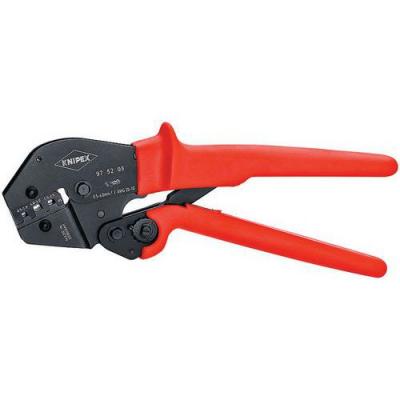 KNIPEX Pince &Agrave; Sertir - Gainage Pvc - Pour Cosses &Agrave; F&ucirc;t Ouvert 05-60mm&sup2;