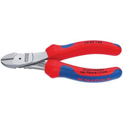 KNIPEX Pince Coupante De C&ocirc;t&eacute; D&eacute;multipli&eacute;e 140mm - Bi-mati&egrave;re - Chrom&eacute;e