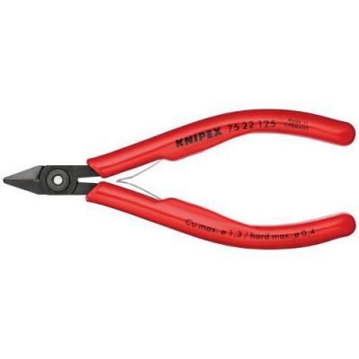 KNIPEX Pince Coupante &Eacute;lectronique - C&ocirc;t&eacute; Petit Biseau 125mm - Ressort - Pvc