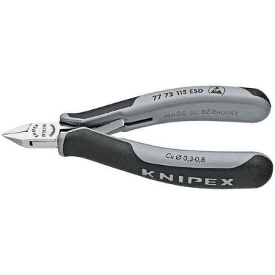 KNIPEX Pince Coupante Mini-t&ecirc;te Pointue 115mm - Ressort - Bi-mati&egrave;re Esd