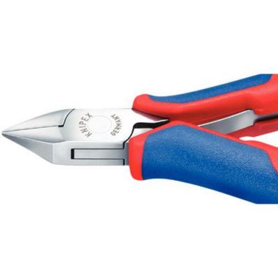 KNIPEX Pince Coupante T&ecirc;te Pointue Petit Biseau 115mm - Ressort - Bi-mati&egrave;re