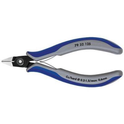 KNIPEX Pince Coupante T&ecirc;te Pointue Petit Biseau 125mm - Ressort - Bi-mati&egrave;re