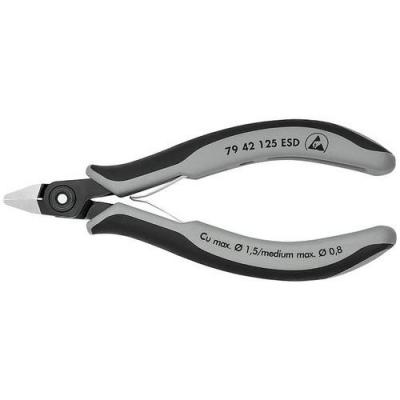 KNIPEX Pince Coupante T&ecirc;te Pointue Sans Biseau 125mm - Avec Ressort - Esd