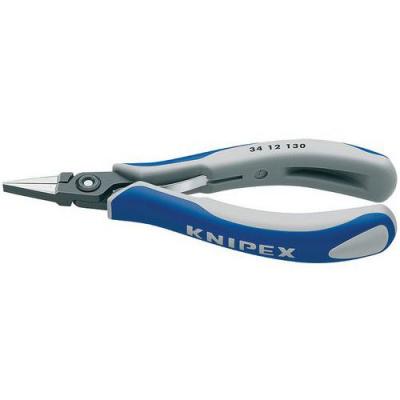 KNIPEX Pince de pr&eacute;hension &agrave; becs plats pour l'&eacute;lectronique  34 12 130