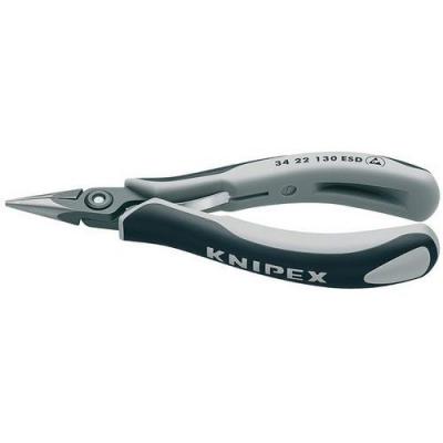 KNIPEX Pince De Pr&eacute;hension De Pr&eacute;cision - Becs Demi-ronds - 130mm - Esd