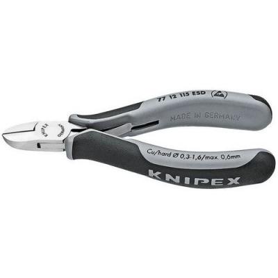 KNIPEX Pince &Eacute;lectronique Petit Biseau 115mm - Serre-fils - Ressort Gaine Esd
