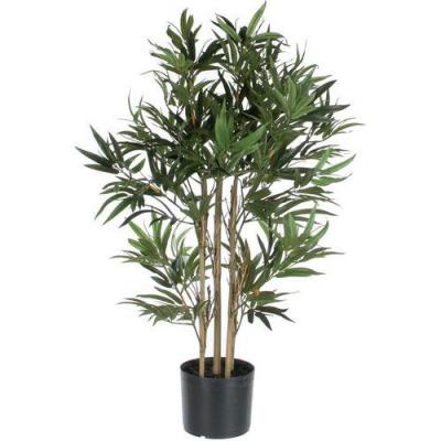 Bambou vert artificiel en pot plastique &oslash;75 x h.150 cm