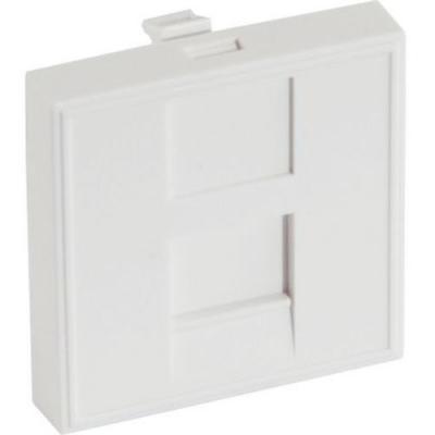 DEXLAN  Plastron 45X45 droit pour 1 port RJ45