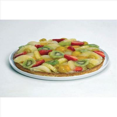 GIRARD Plat &agrave; tarte 29 cm porcelaine blanche 6881