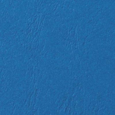 GBC  LeatherGrain Pack de 100 Plats de Couverture 250 g/m2 Bleu