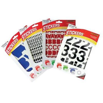 NOVAP Pochette Chiffres Novadhesif 40mm Blanc