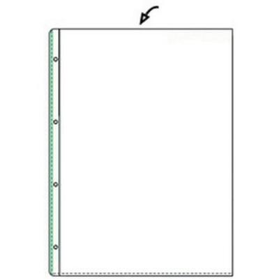 MANUTAN Hetzel 22445490 pack de 100 pochettes a3 portrait grain&eacute;e transparent