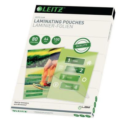 LEITZ  pochette de plastification 80 microns a4 100 pcs