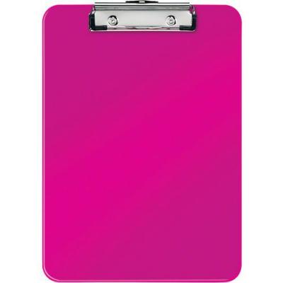 LEITZ  wow porte-documents avec clip rose m&eacute;tallis&eacute; format a4 39710023