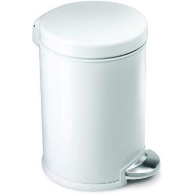 SIMPLEHUMAN Poubelle Pour Sanitaire Ronde 45l Simpele Human Couleur: Blanc
