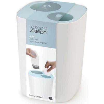 JOSEPH JOSEPH  - Split S&eacute;parateur de d&eacute;chets pour salle de bains, bleu