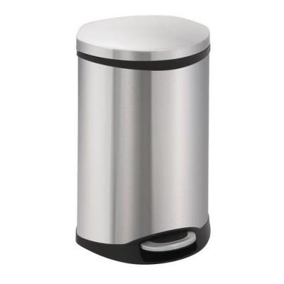 EKO  muschelf&ouml;rmiger poubelle inox mat 18 litres
