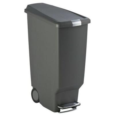 SIMPLEHUMAN Poubelle &eacute;troite &agrave; p&eacute;dale 40l 